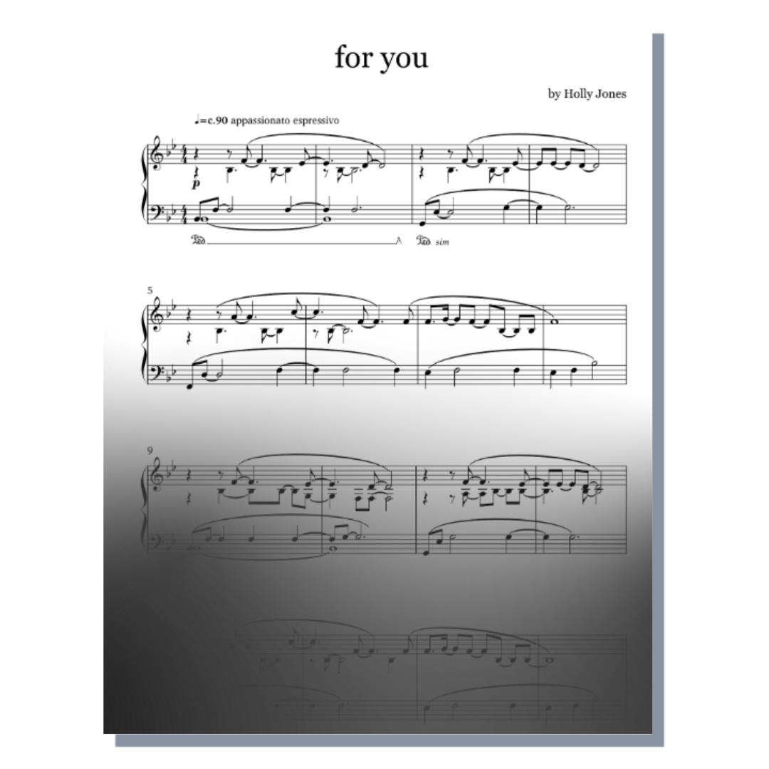 for you Sheet Music