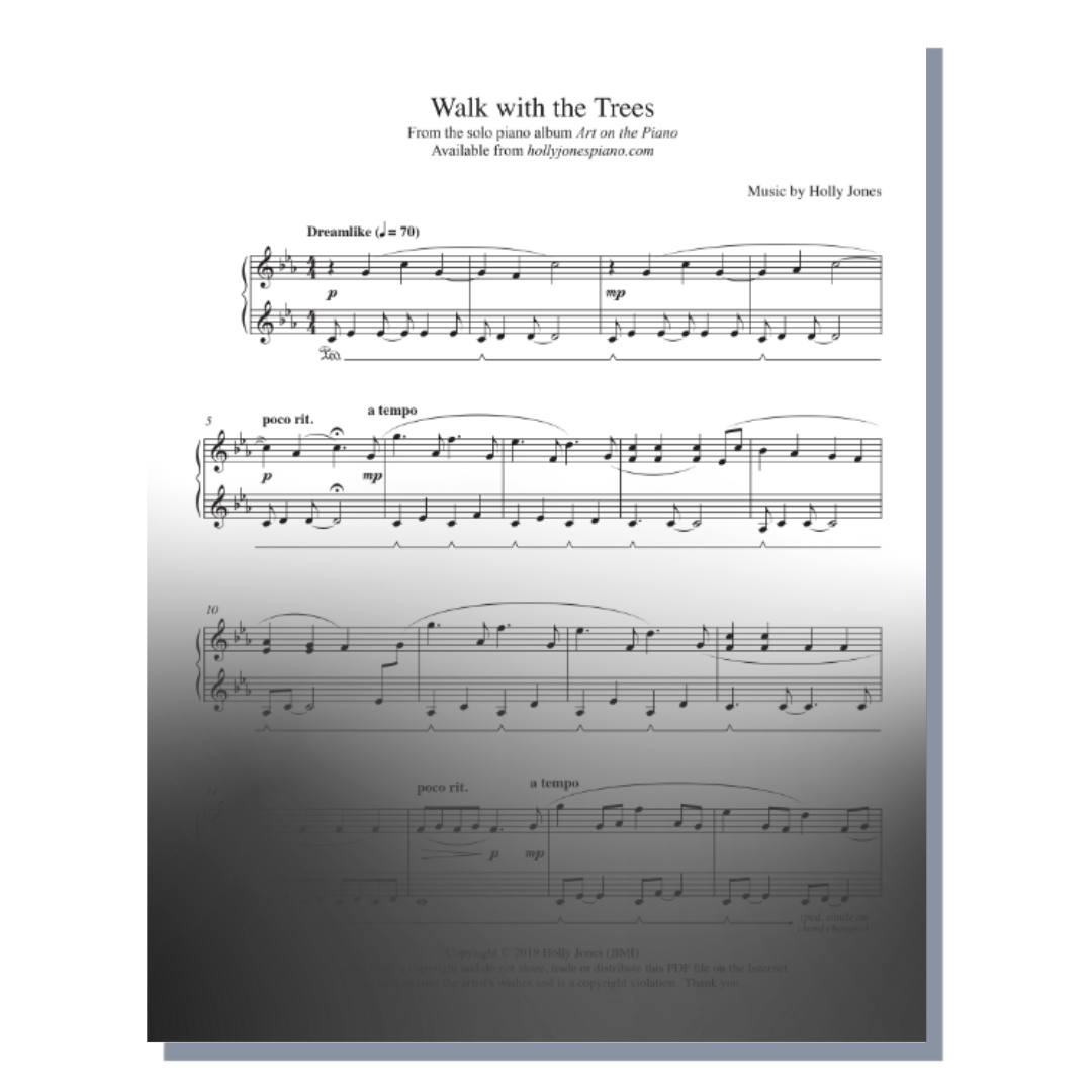 Walk with the Trees Sheet Music