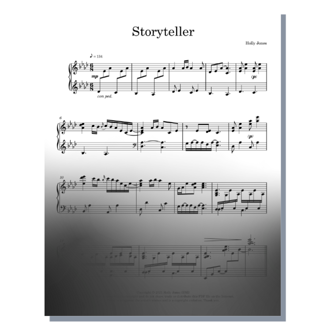 Storyteller Sheet Music
