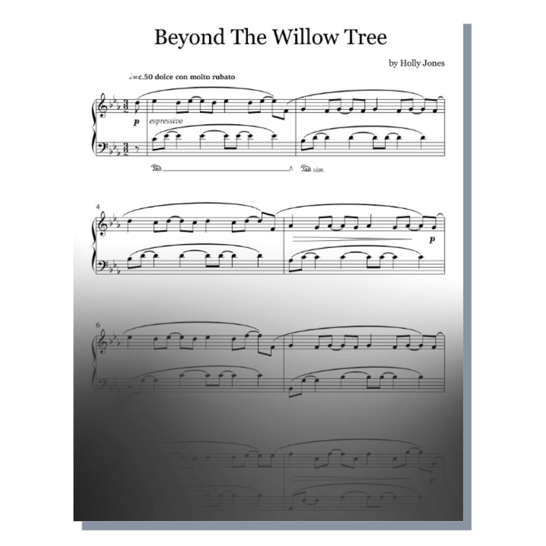Beyond the Willow Tree Sheet Music