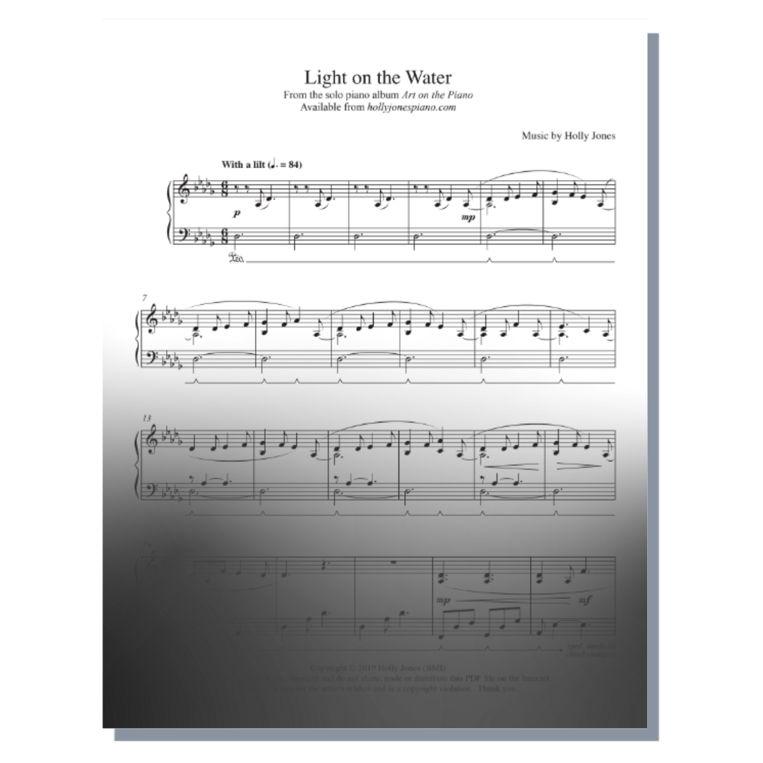 Light on the Water Sheet Music