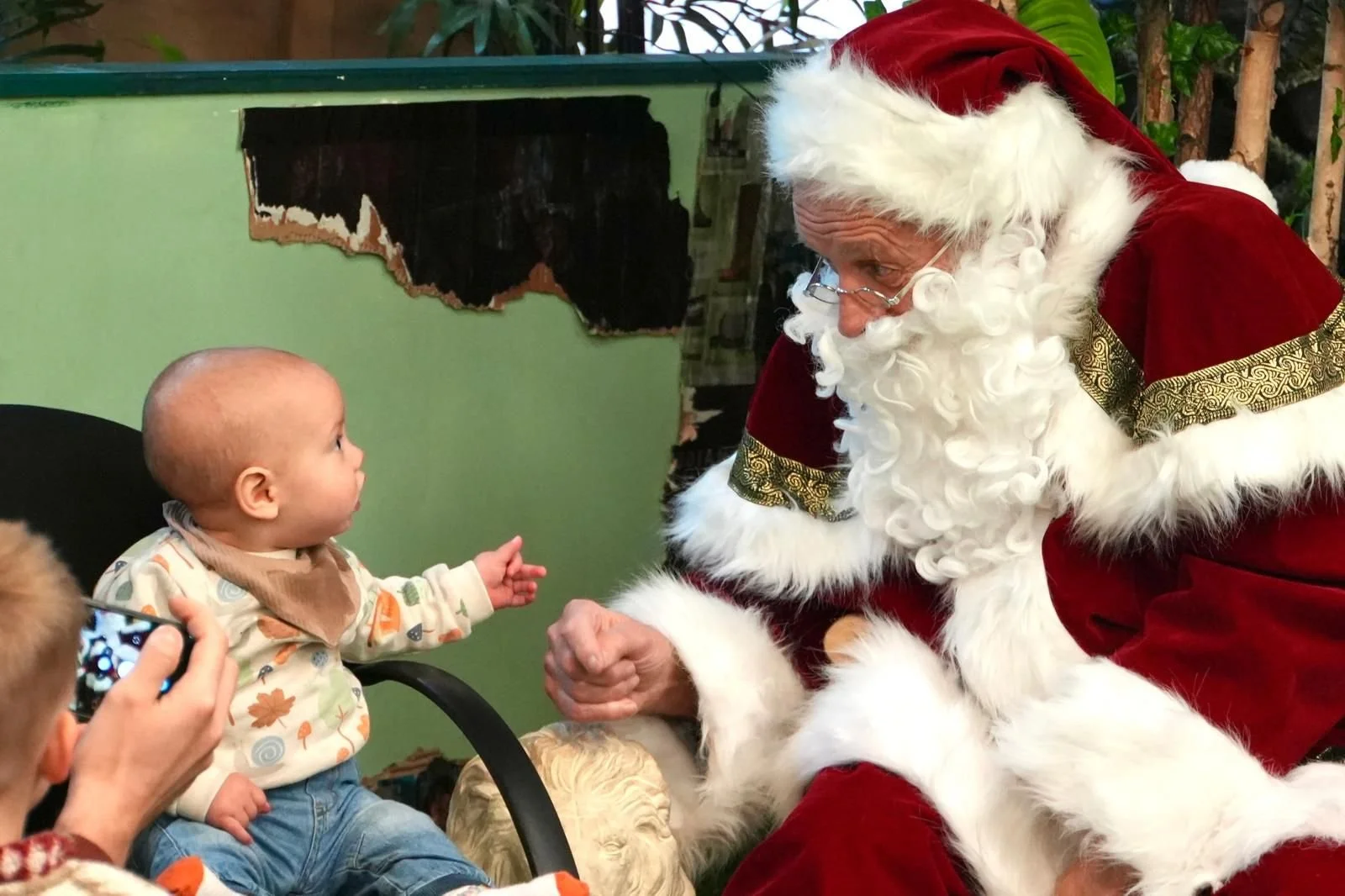 Jungle Xmas. Santa sitting with baby (1).jpg