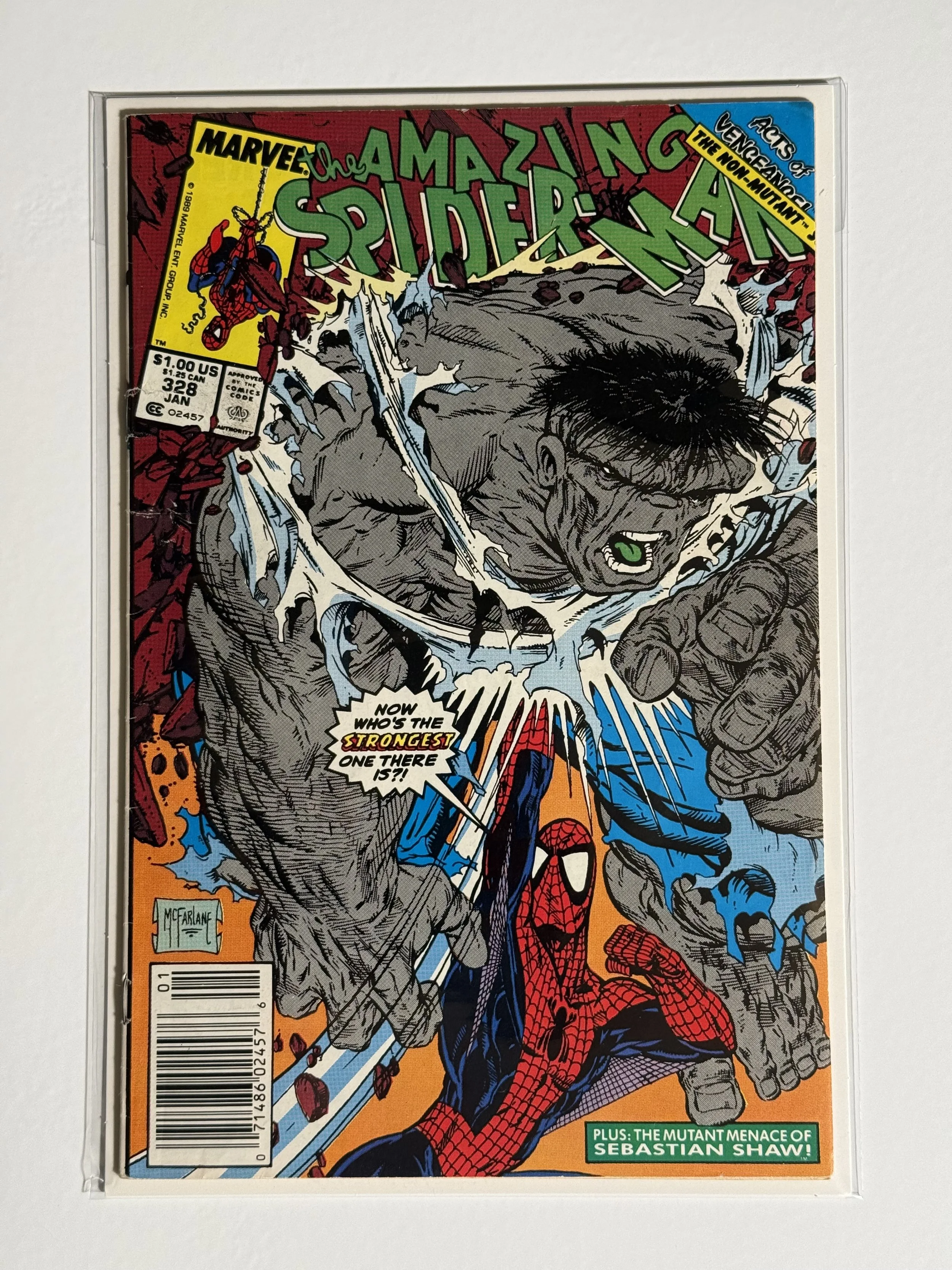 1989 Amazing Spider-Man #328 (Signed)