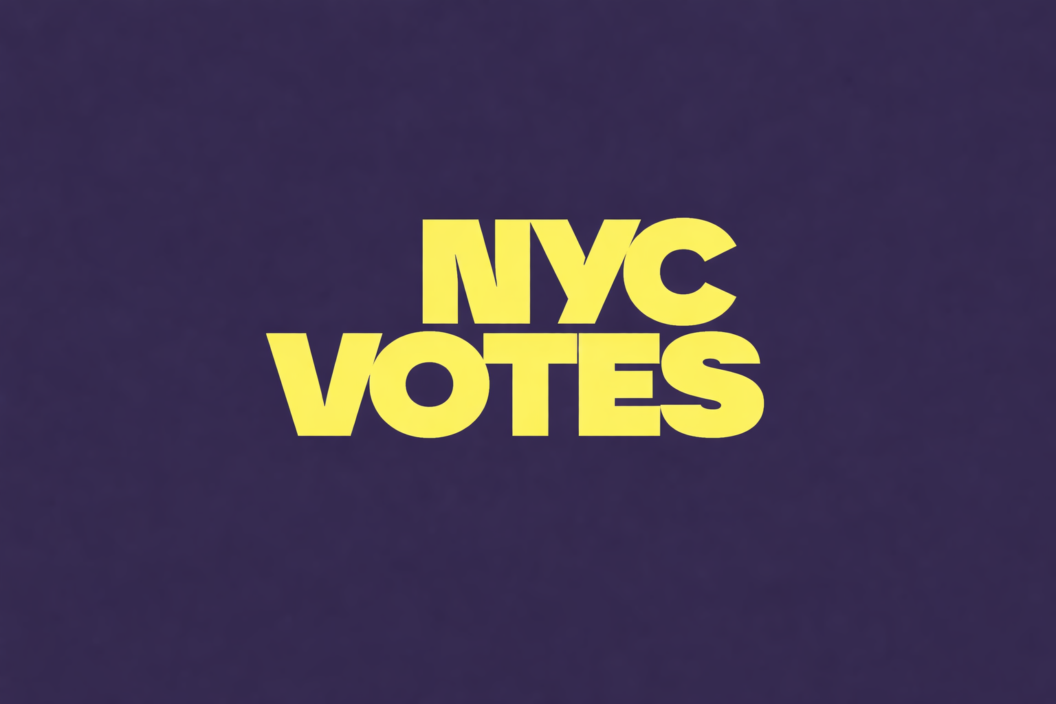 NYC Votes Commerical