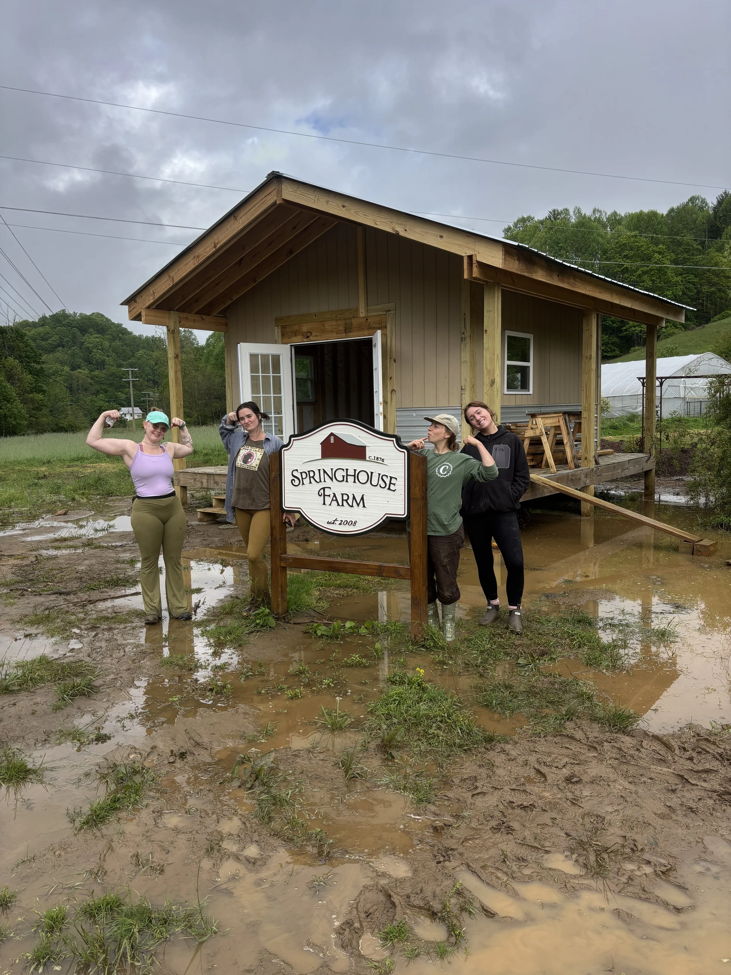Fixing Up Farm Stand After Helene, Springhouse Farm, Vilas, NC.JPG