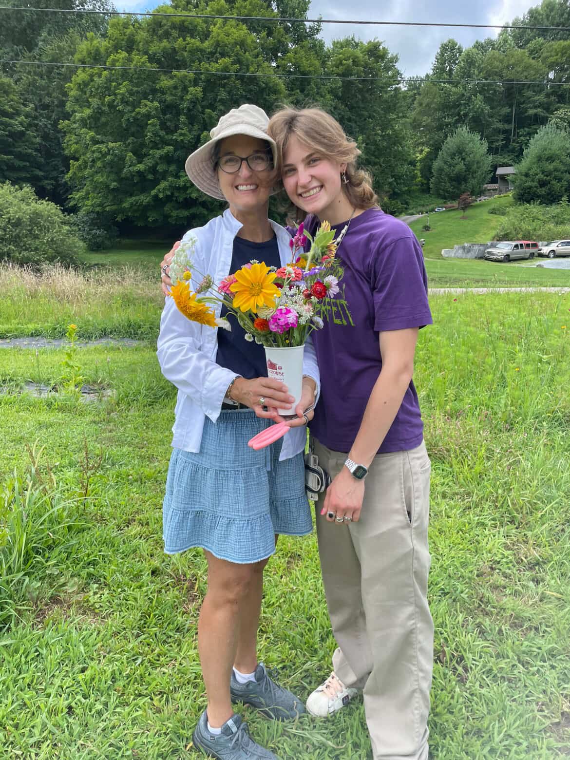 Mother and Daughter You Pick Flowers, Springhouse Farm, Vilas, NC.JPG
