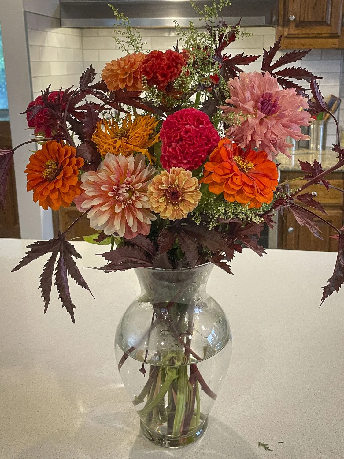 Fresh Cut Farm Flower Bouquet, Springhouse Farm, Vilas NC.JPG