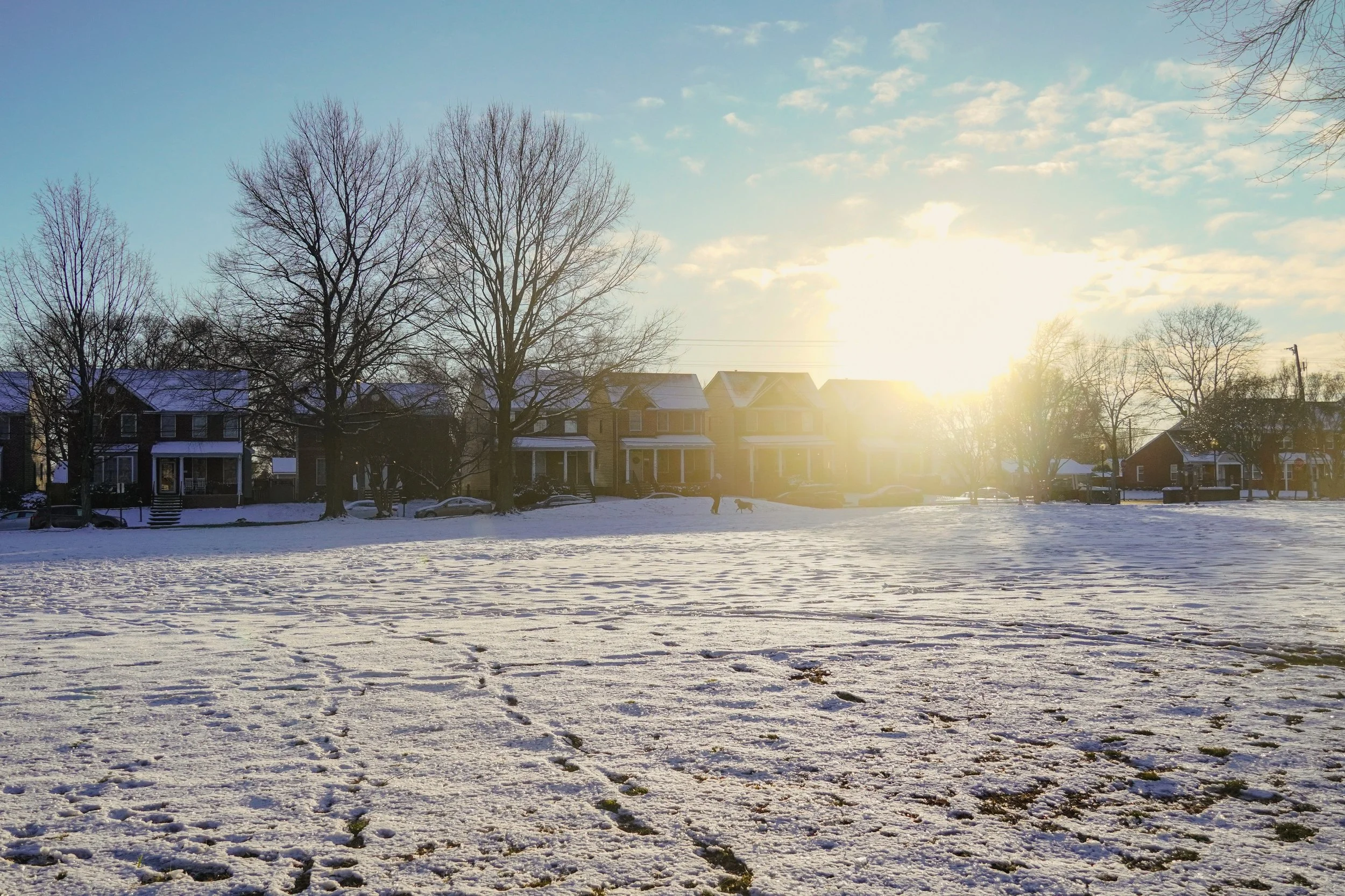 First Snow In Richmond