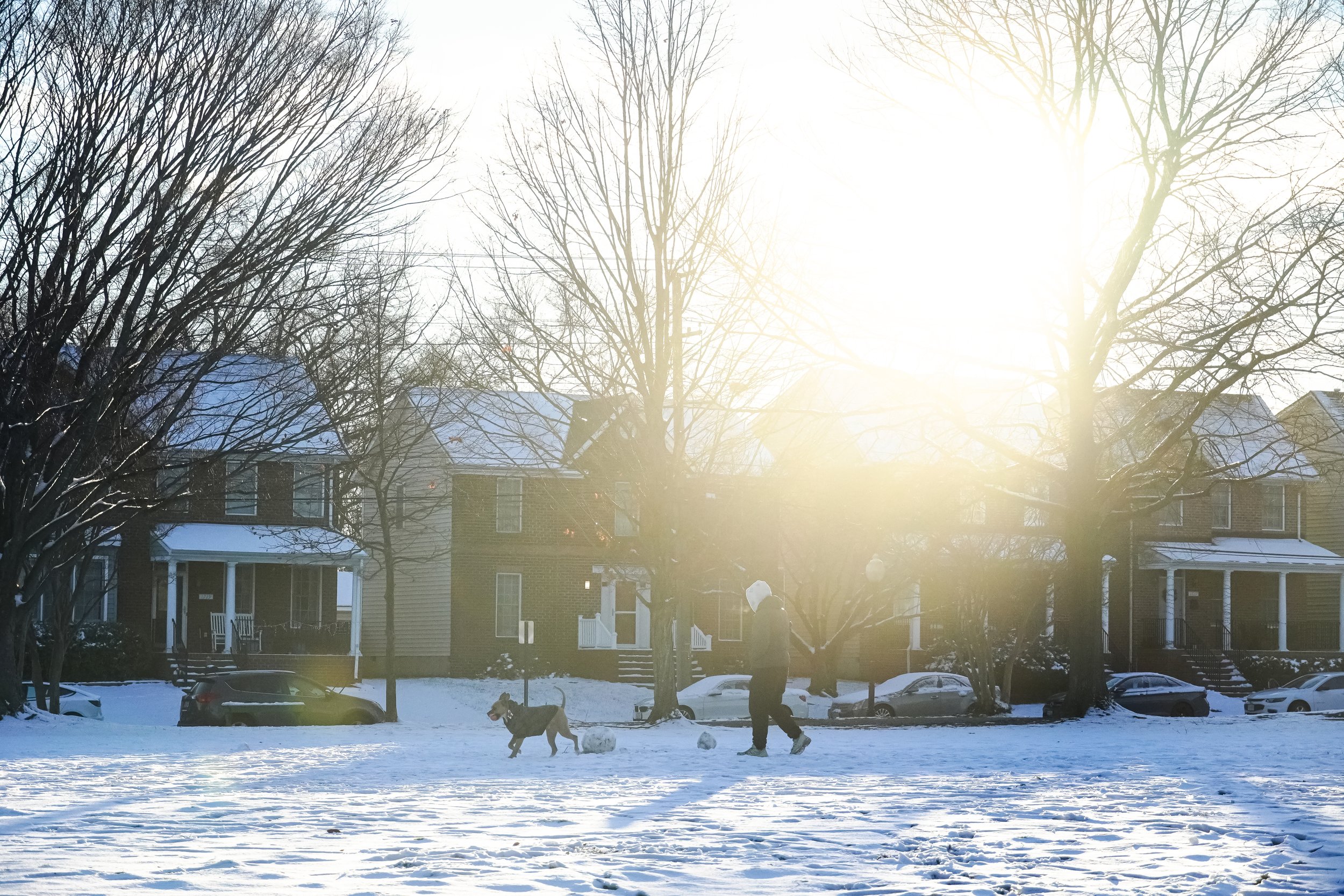 First Snow in Richmond
