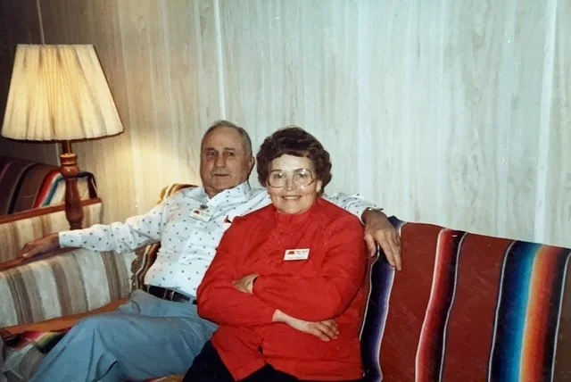 Frank & Ethel in their winter home - Pharr, Texas
