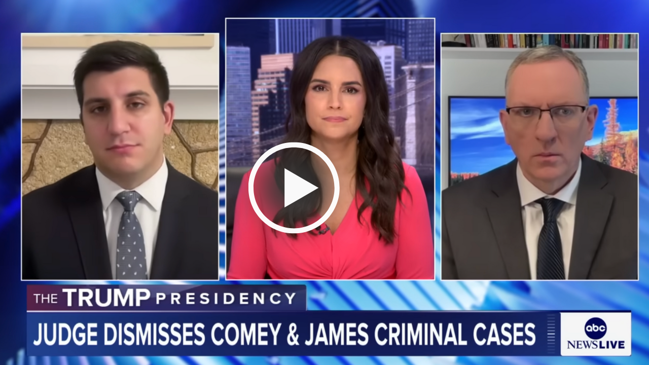 DOJ's next steps after judge dismisses cases against Comey, James