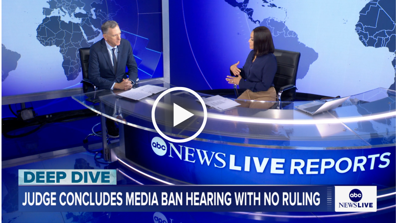Judge concludes media ban hearing with no ruling
