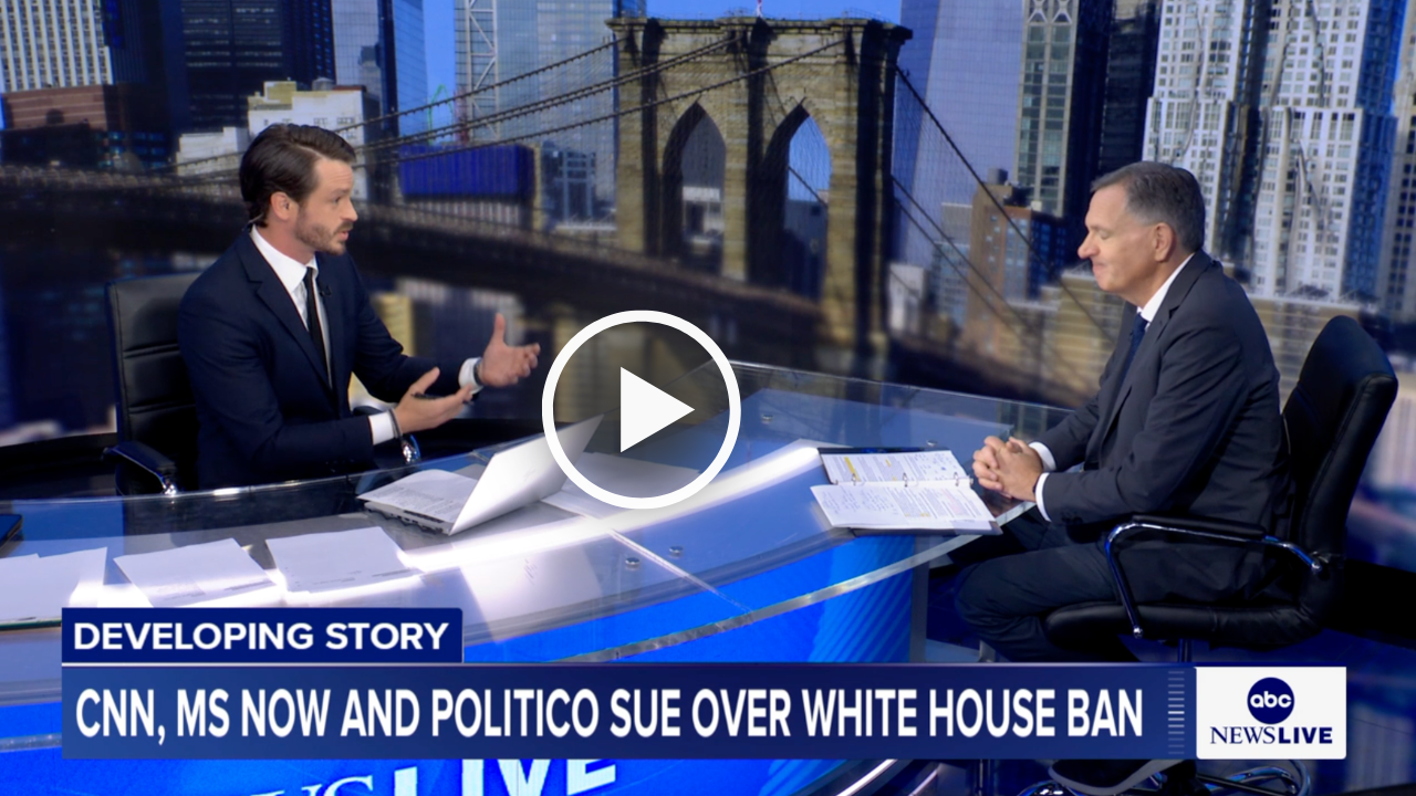 Legal expert breaks down First Amendment battle with the White House