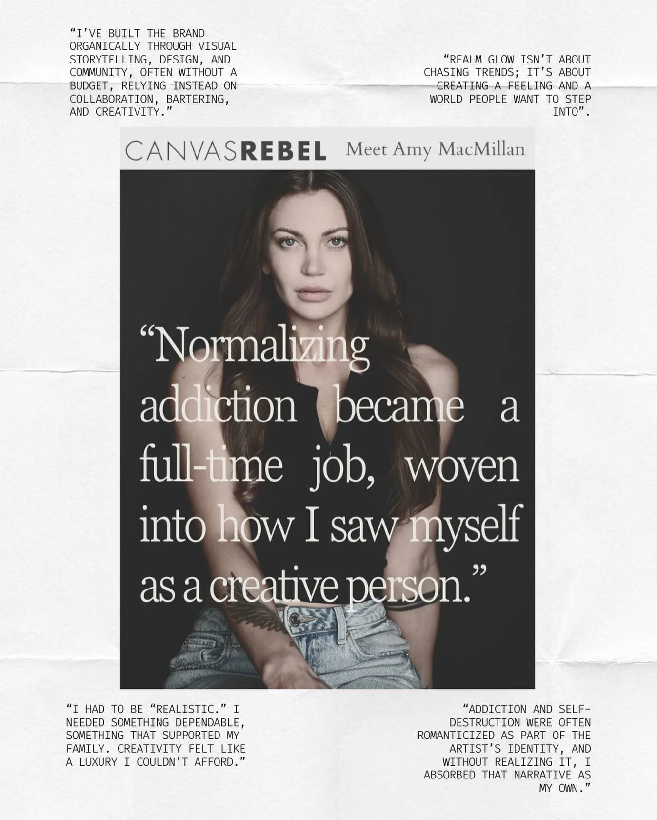 Thank you @canvasrebel for sharing my story🫶. I&rsquo;m truly honoured to be included among such an inspiring and creative community. 
🔗 in bio for full interview