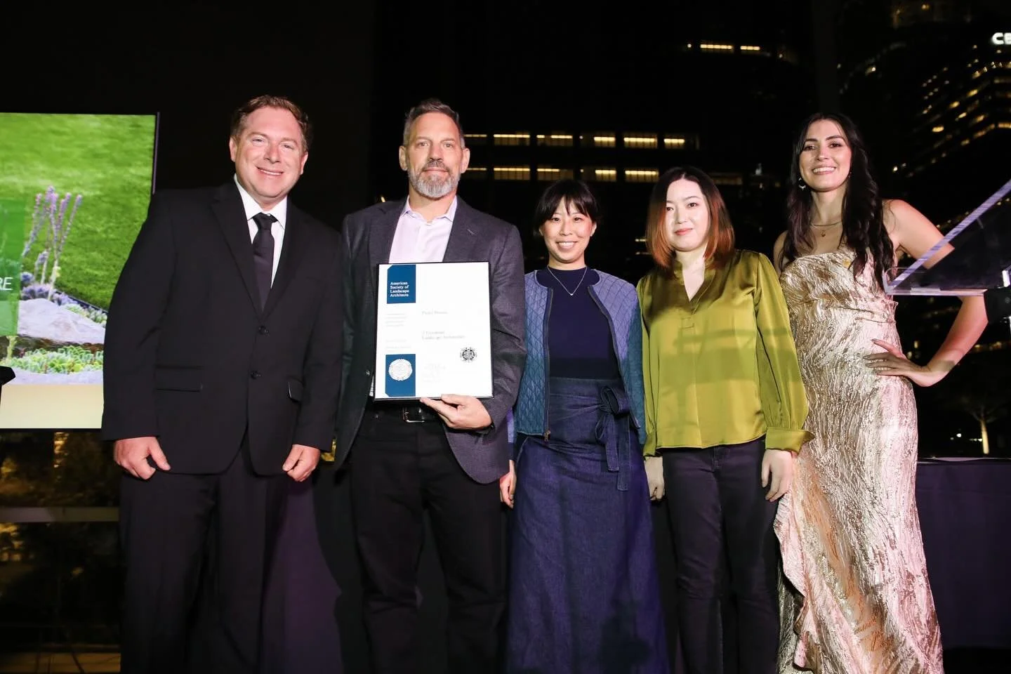 We had an amazing night celebrating with our cohorts and are excited to announce that our firm has been awarded by the Southern California Chapter of ASLA for our residential work. We are very appreciative of this recognition and the camaraderie of t