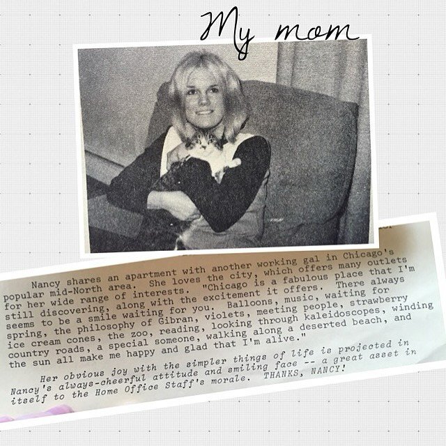 Today, I am reminded of the beauty, joy, poetry, intention, playfulness and love that you offered this world and will do my best to follow in your footsteps. I love you mom and miss you every day. May your bright light shine on in all of the lives yo