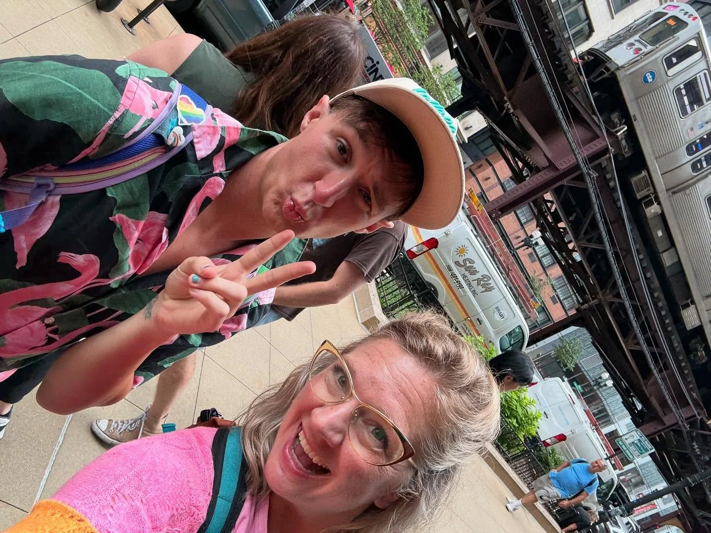 Got to take a field trip from the south side to downtown for what was truly the burst of levity I needed in my week!! Thank you @drunkshakeschi for inviting me to collaborate!!! Always a dream to work with @seangraney &amp; @maggiespans !!! And the i