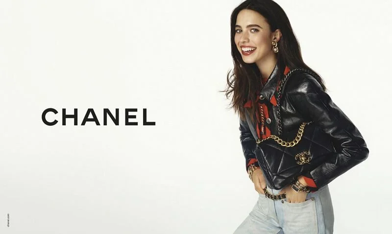 Chanel Spring Summer 2020 Handbags campaign featuring Margaret Qualley