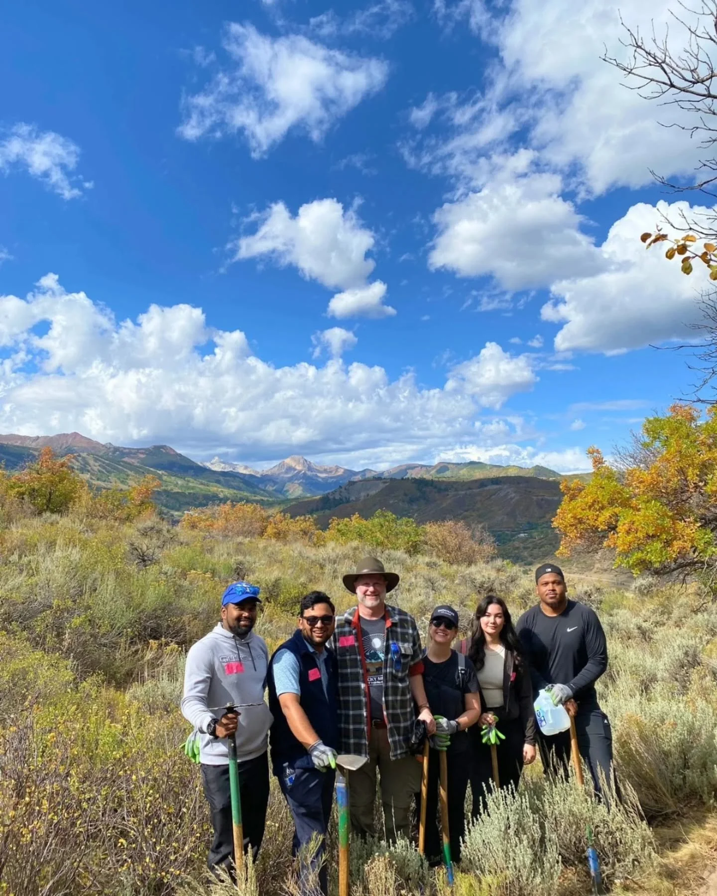 What a beautiful fall day on the Viewline Trail! Huge thanks to the team from @viewlineresort for coming out for their annual Adopt-A-Trail project. Each year, they help maintain drainage and clear the trail corridor&mdash;making this local favorite 