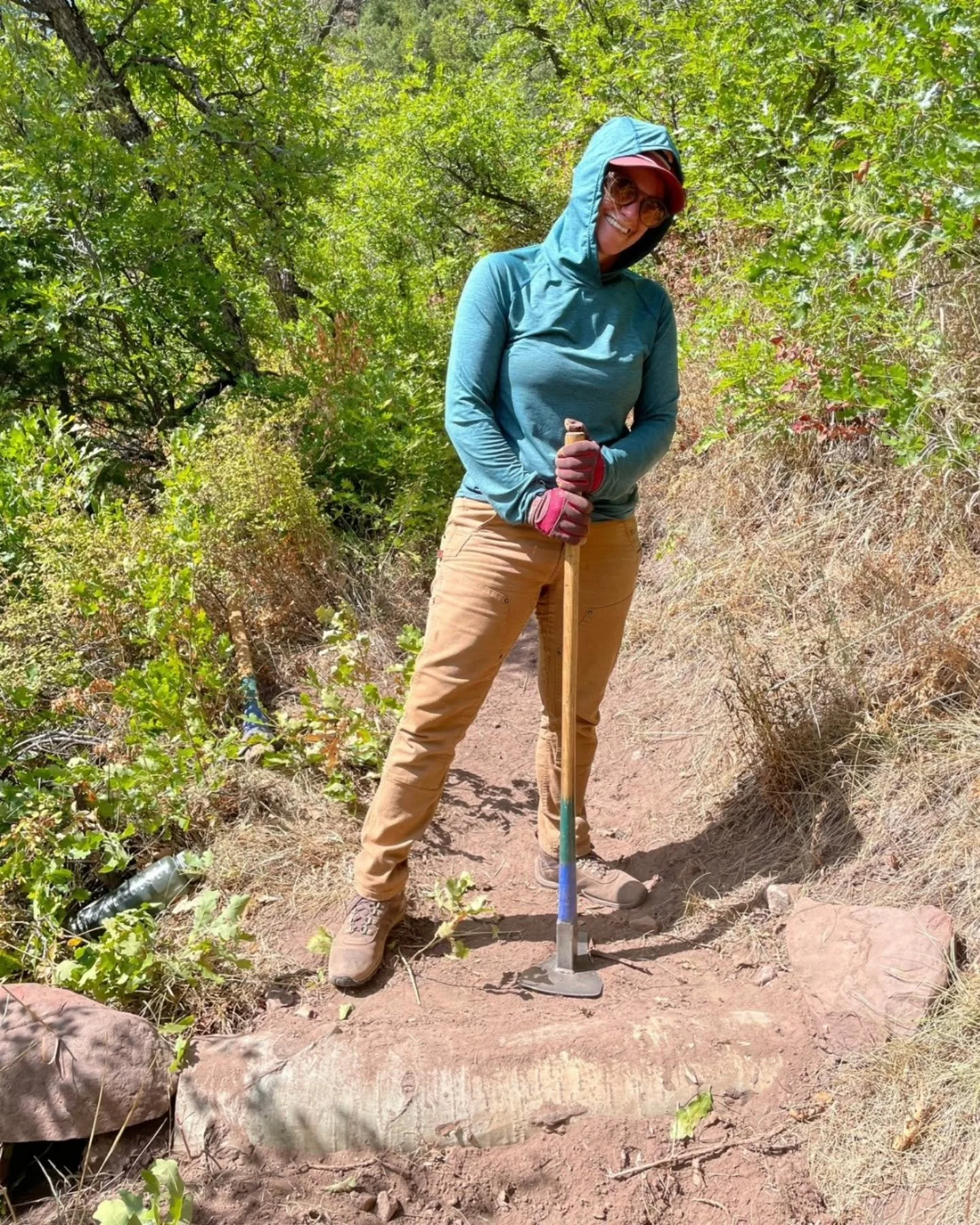 Hats off to Jen! Our September Volunteer of the Month AND 2025 Rookie of the Year!

What started as a quest for a super cool RFOV hat, turned into a season full of laughter, hard work, and epic trail days. Jen brings the fun and hustle to every proje