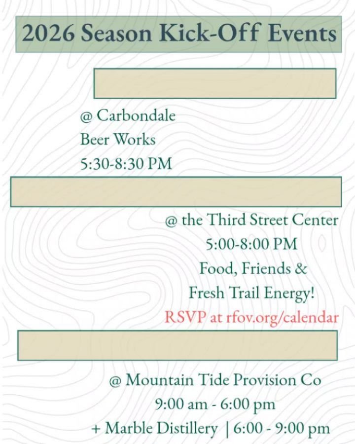 🌿 Our 2026 season is just around the corner! We&rsquo;re kicking it off with a few different ways to show up, connect, and celebrate the outdoors we love:

🧠 Feb 26 &ndash; Trivia Night @CarbondaleBeerWorks from 5:30-8:30pm
Test your Colorado conse