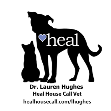 Heal House Call Veterinarian logo for Dr Lauren Hughes