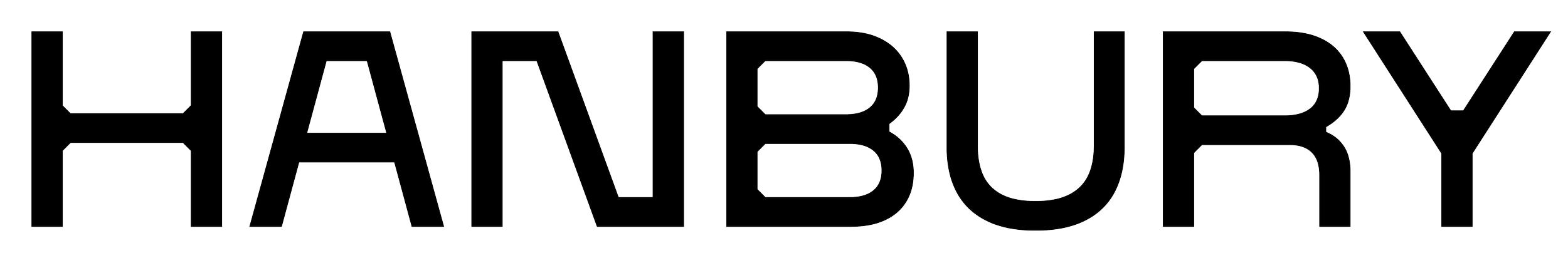 Hanbury architects logo firm design