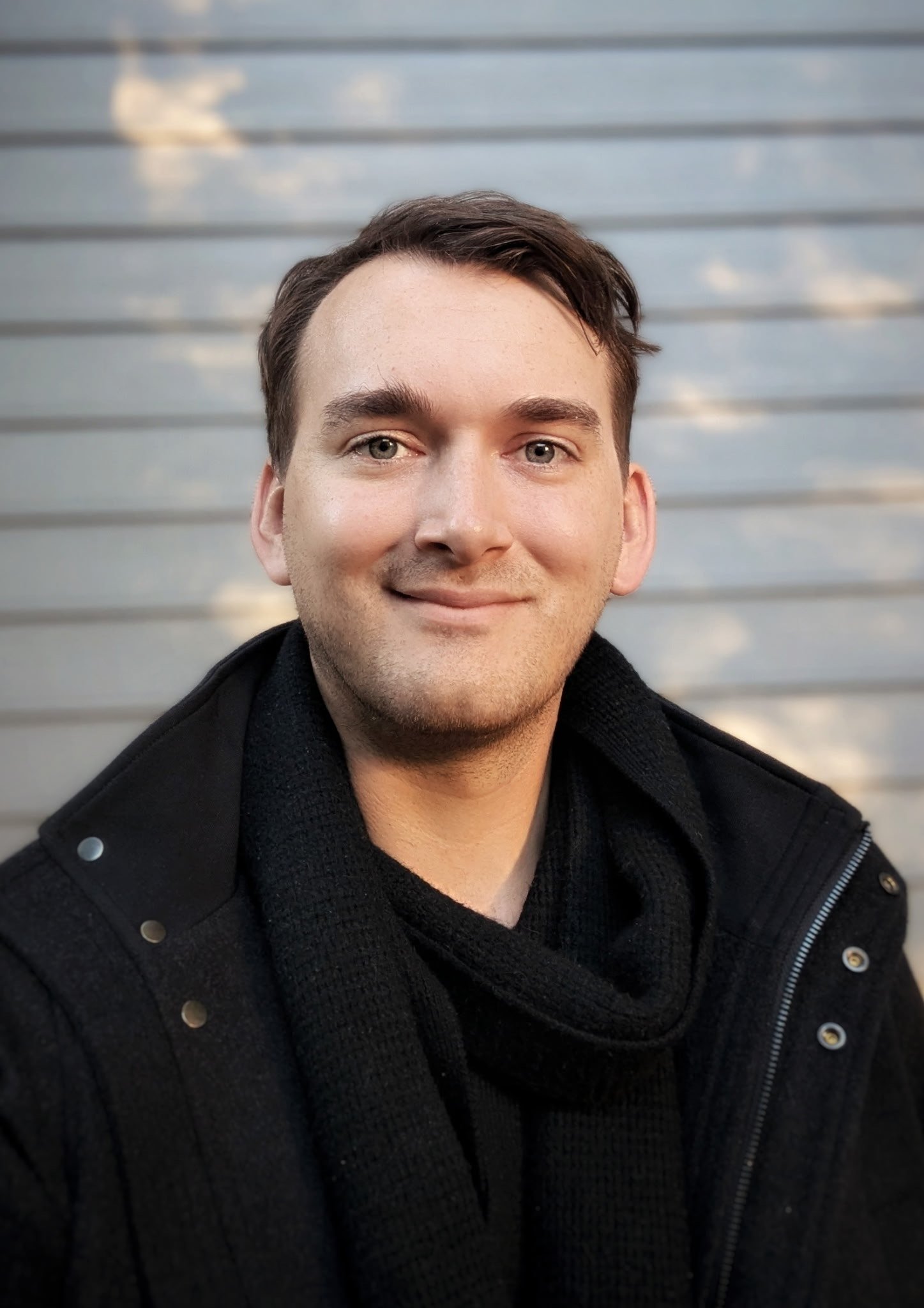 Scott Krabath, board member of Barkitecture Events, a nonprofit supporting design and pet rescue.