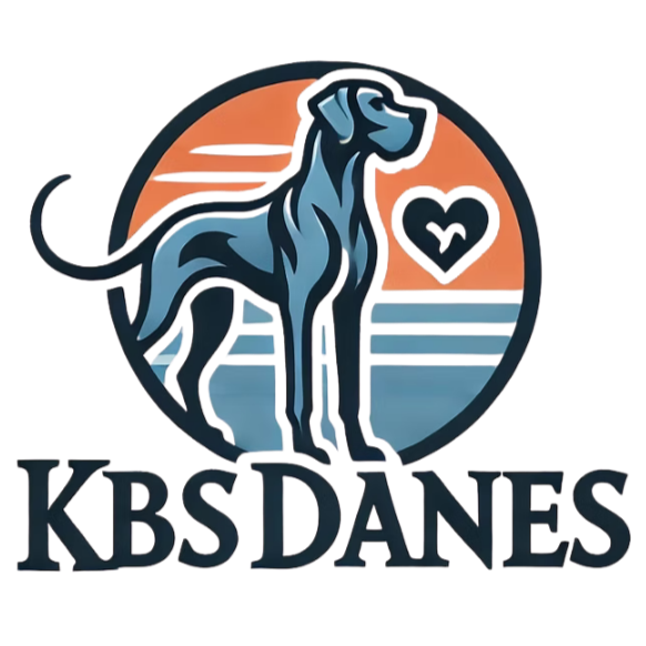 KBS Dane Rescue Logo Dog and Puppy adoption