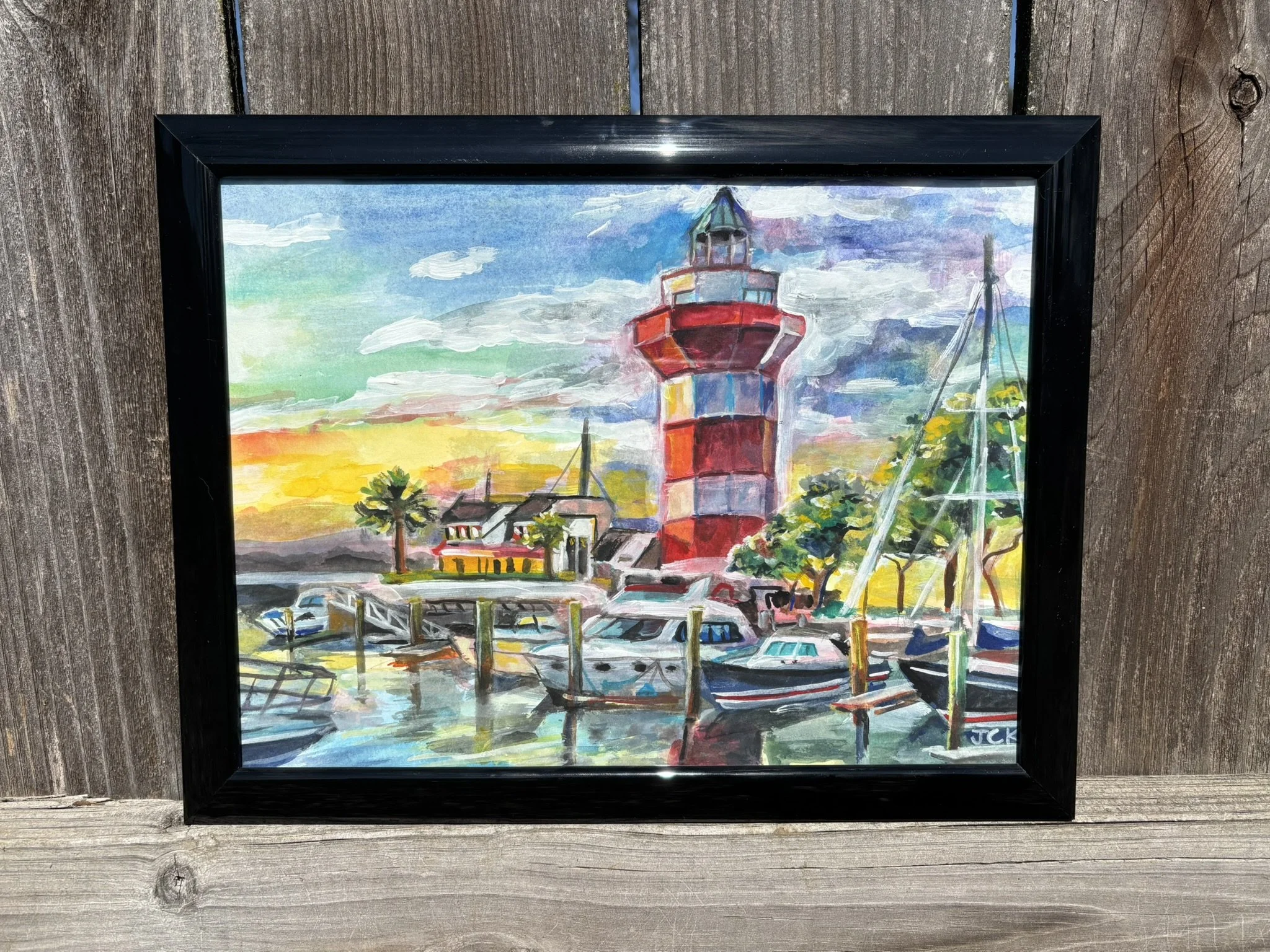 Hilton Head, 2026, 9x12 inches, gouache on watercolor paper