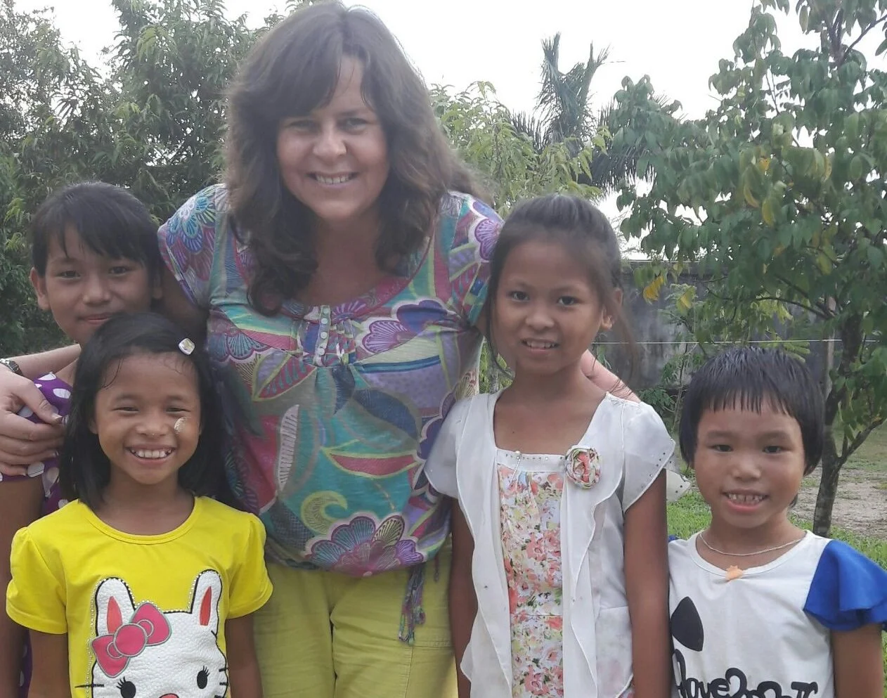 Sarah in the orphanage in Myanmar