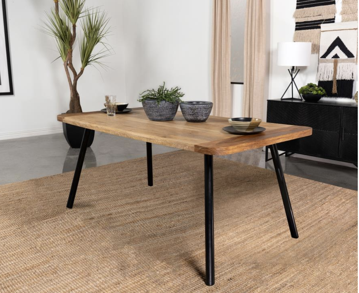 70-inch Solid Mango Sheesham Wood Dining Table