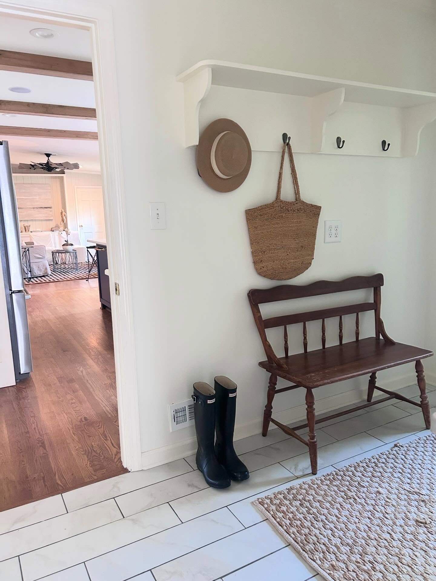 Mud room was too cute to not let the boots have a moment