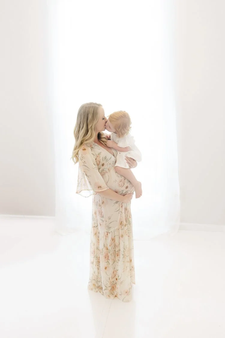 classic-maternity-photoshoot-studio-raleigh-durham-natural-light