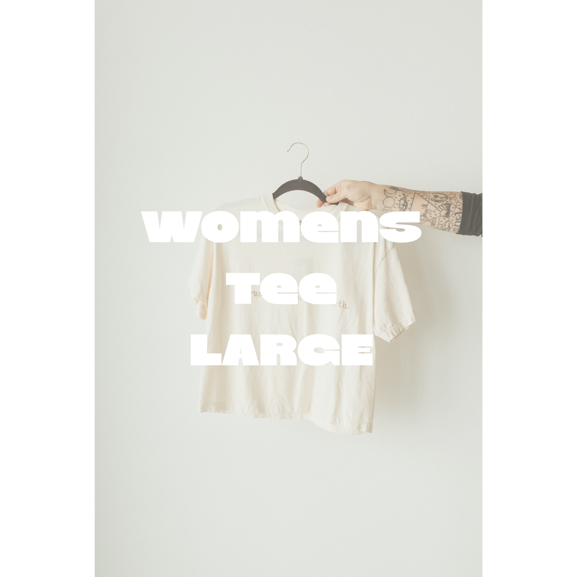 Women's Fit Tee Size Large