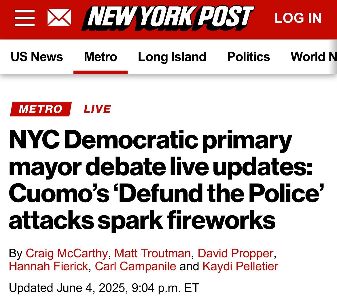 Did anyone catch the NYC Democratic Debate? If not, you probably should have.
👉 www.johnbuthorn4council.com

It felt more like a contest of who could be more progressive&mdash;and who could best deny or spin their past support for defunding the poli