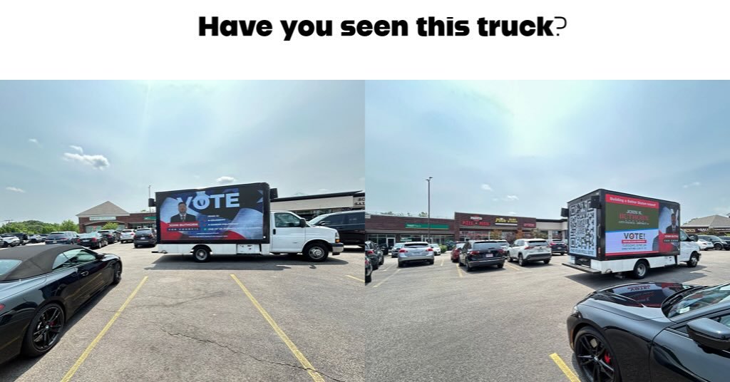 🚨Have You Seen This Truck?! 🚨

🕵️&zwj;♂️ Be On the Lookout for&hellip; John Buthorn!

He&rsquo;s been spotted all over District 51:
	&bull;	Talking to neighbors ✅
	&bull;	Standing up for families ✅
	&bull;	Fighting for safer streets ✅
	&bull;	Prea