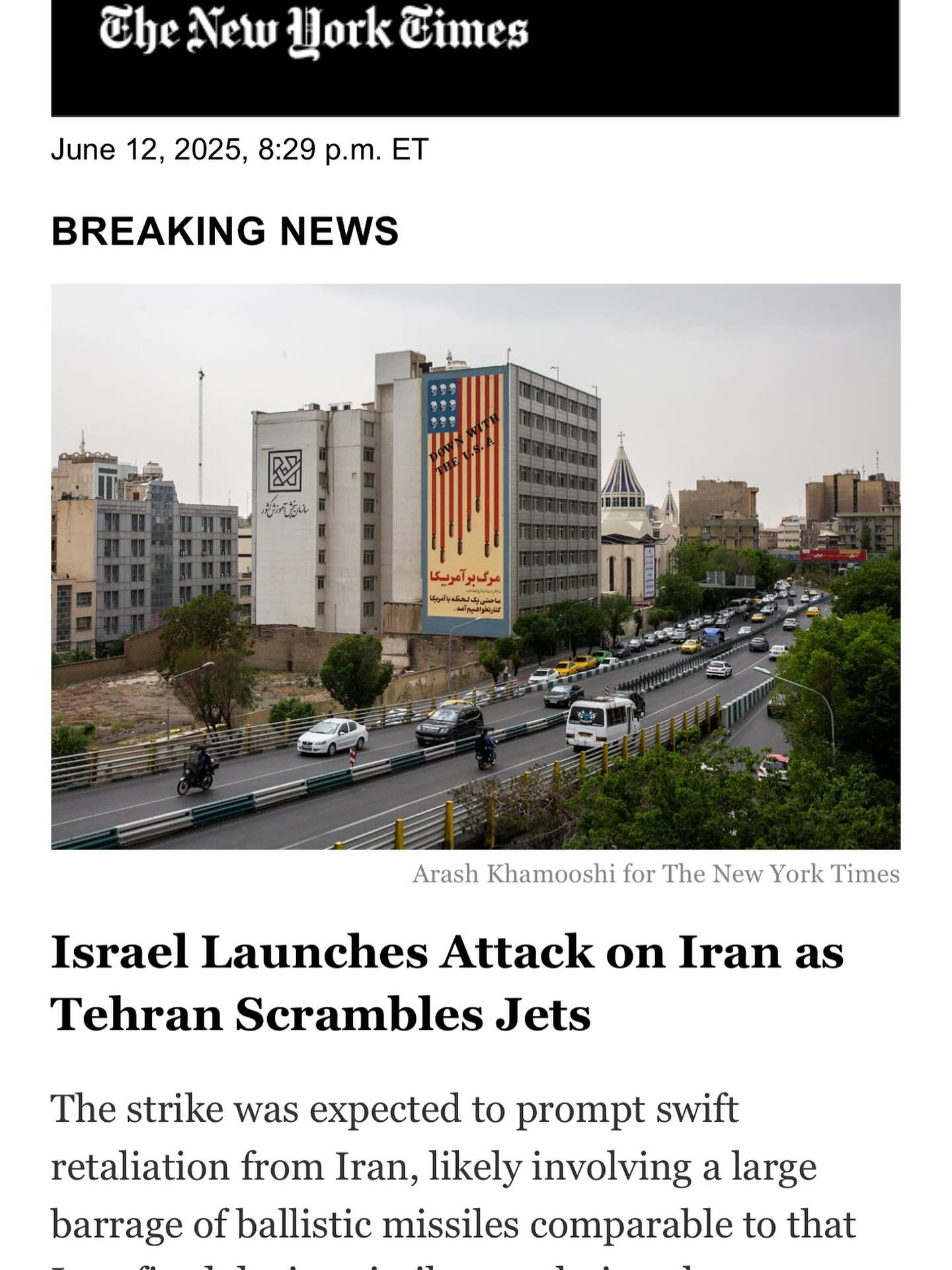 UPDATE: Reports confirm Israel has carried out a strike on Iran, and tensions in that region may rise in the coming days.

Events like this remind us that while the world can be unpredictable, we don&rsquo;t need to live in fear &mdash; but we should