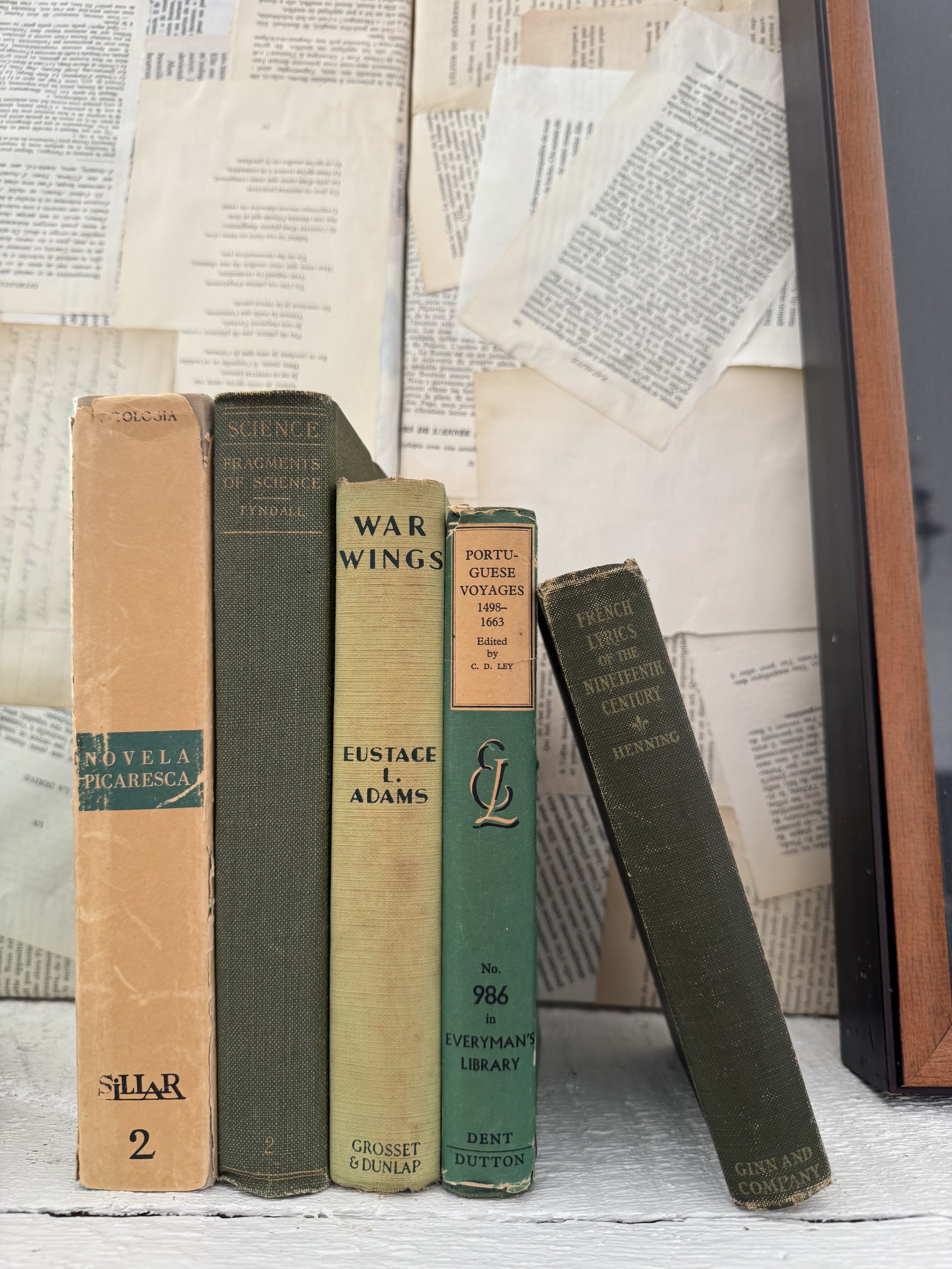 Sprigs of Green Vintage Book Bundle