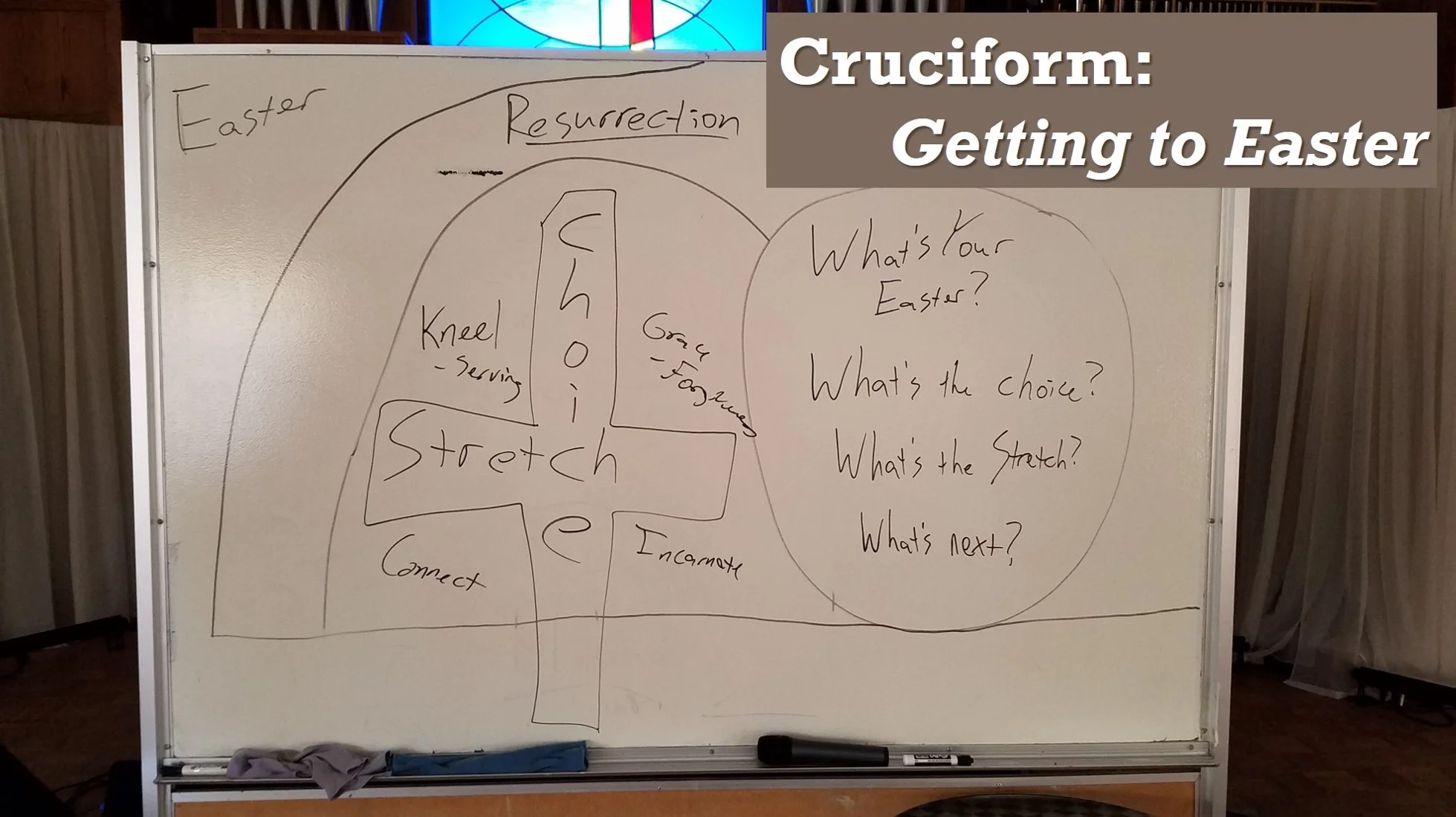 Cruciform: Getting to Easter