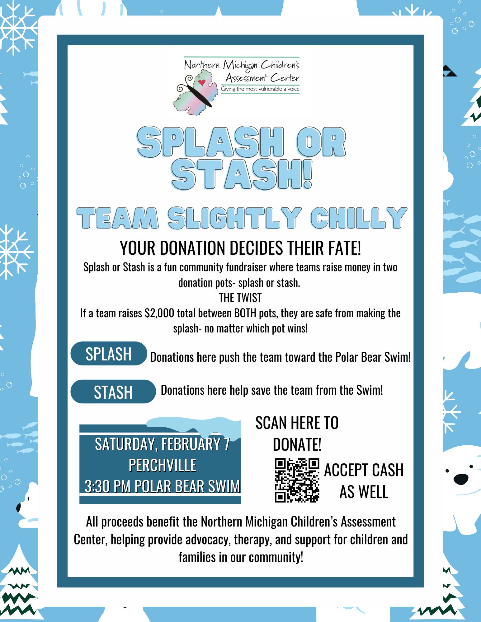 Splash or Stash: Team Slightly Chilly!