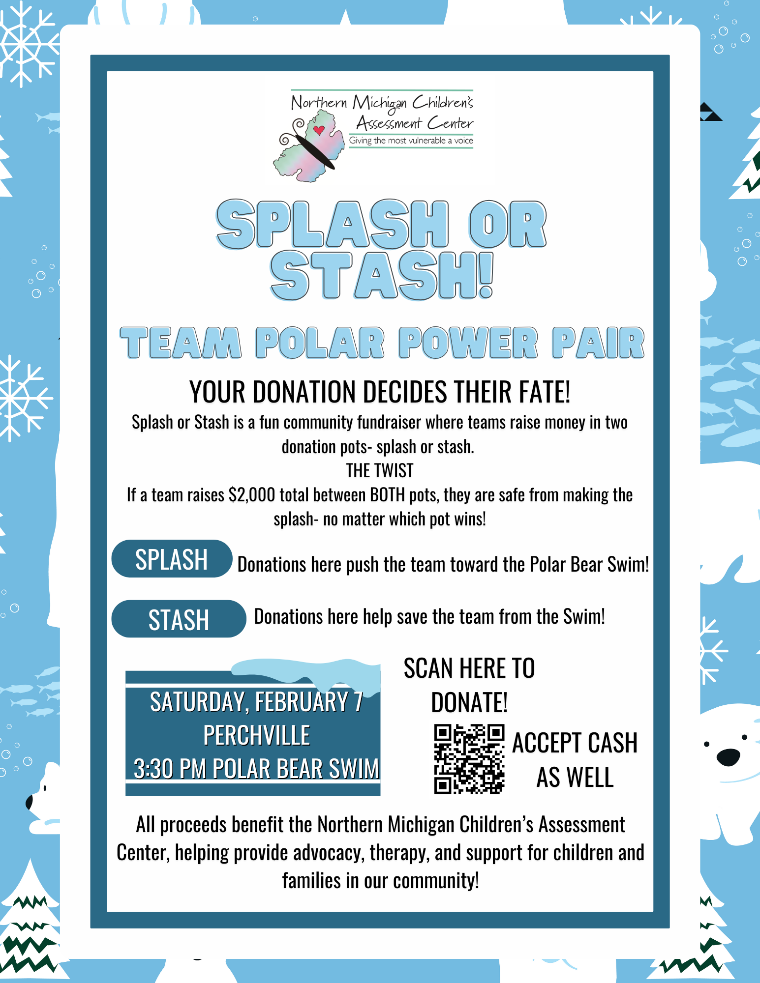 Splash or Stash! Team Polar Bear Pair