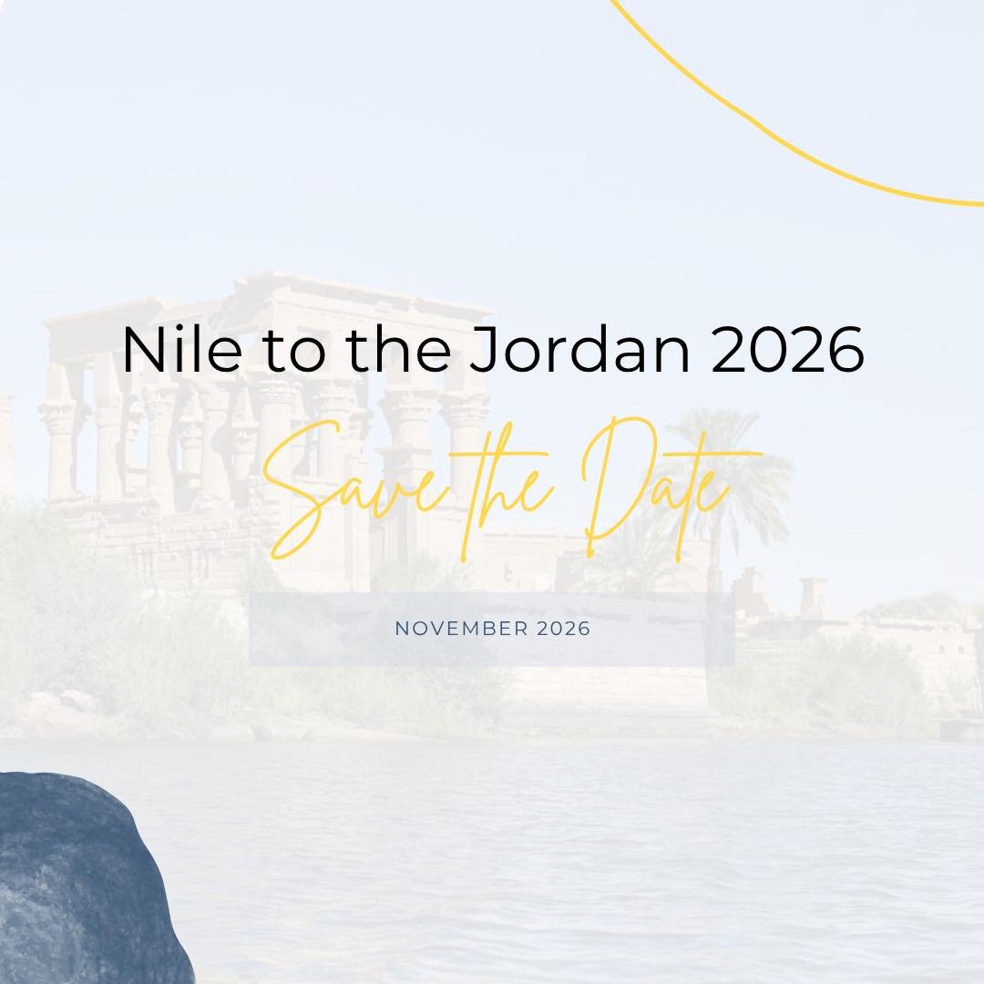 Be the first to hear updates about our trip Nile to the Jordan 2026: Into the Exodus Story 

Join the info list at the link in our bio!