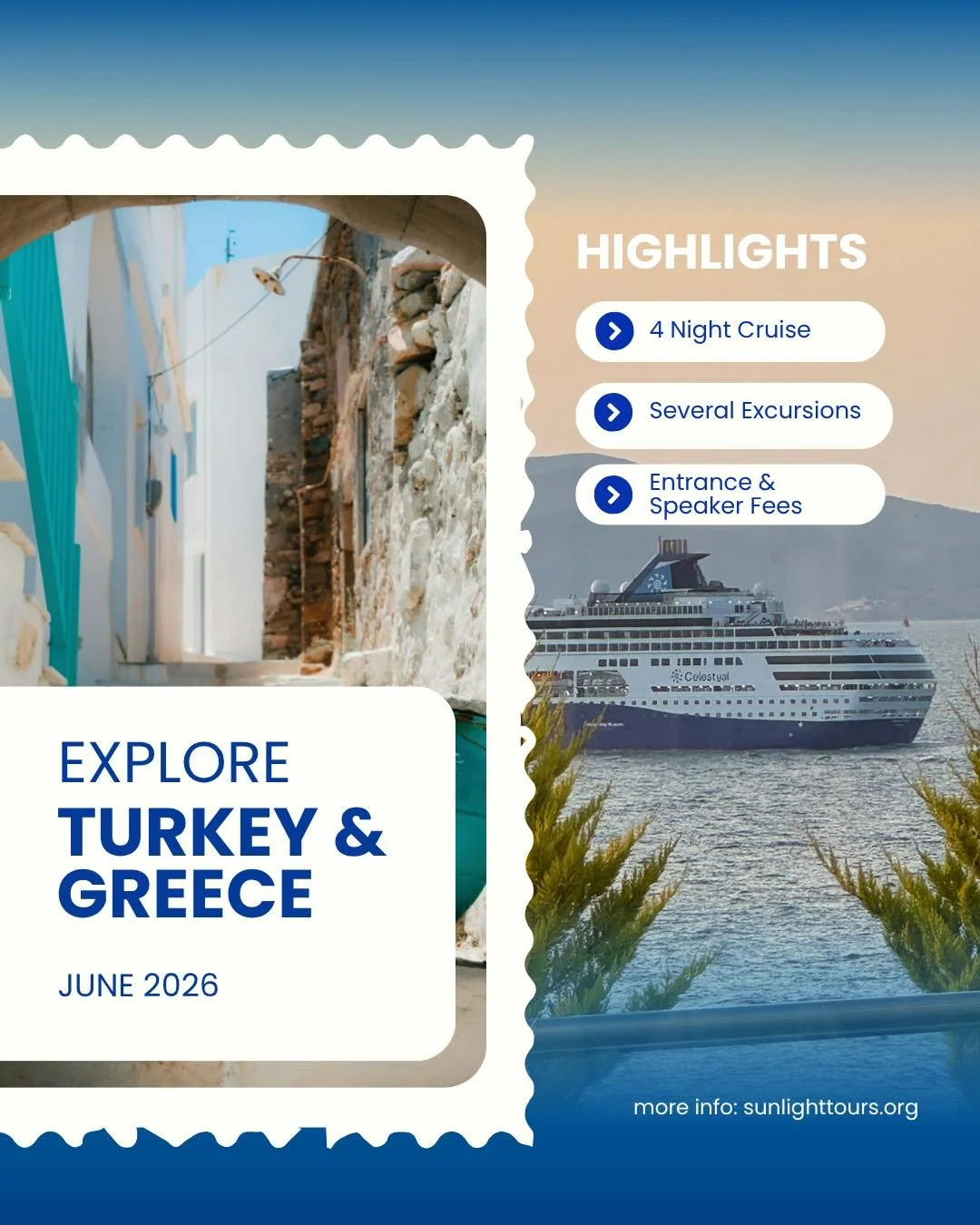 Join us  in June for our upcoming trip: Explore Greece &amp; Turkey through the Footsteps of Paul 2026

https://sunlighttours.org/explore-greece-turkey-through-the-footsteps-of-paul-2026