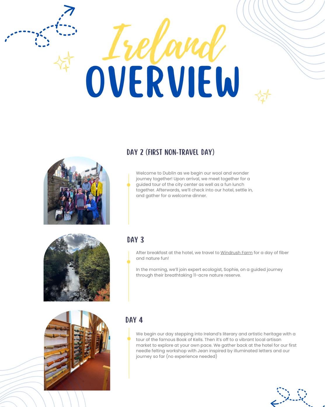 The deadline to register for our upcoming Wool and Wonder tour is almost here! We're counting down the days until we go, make sure you're there with us!