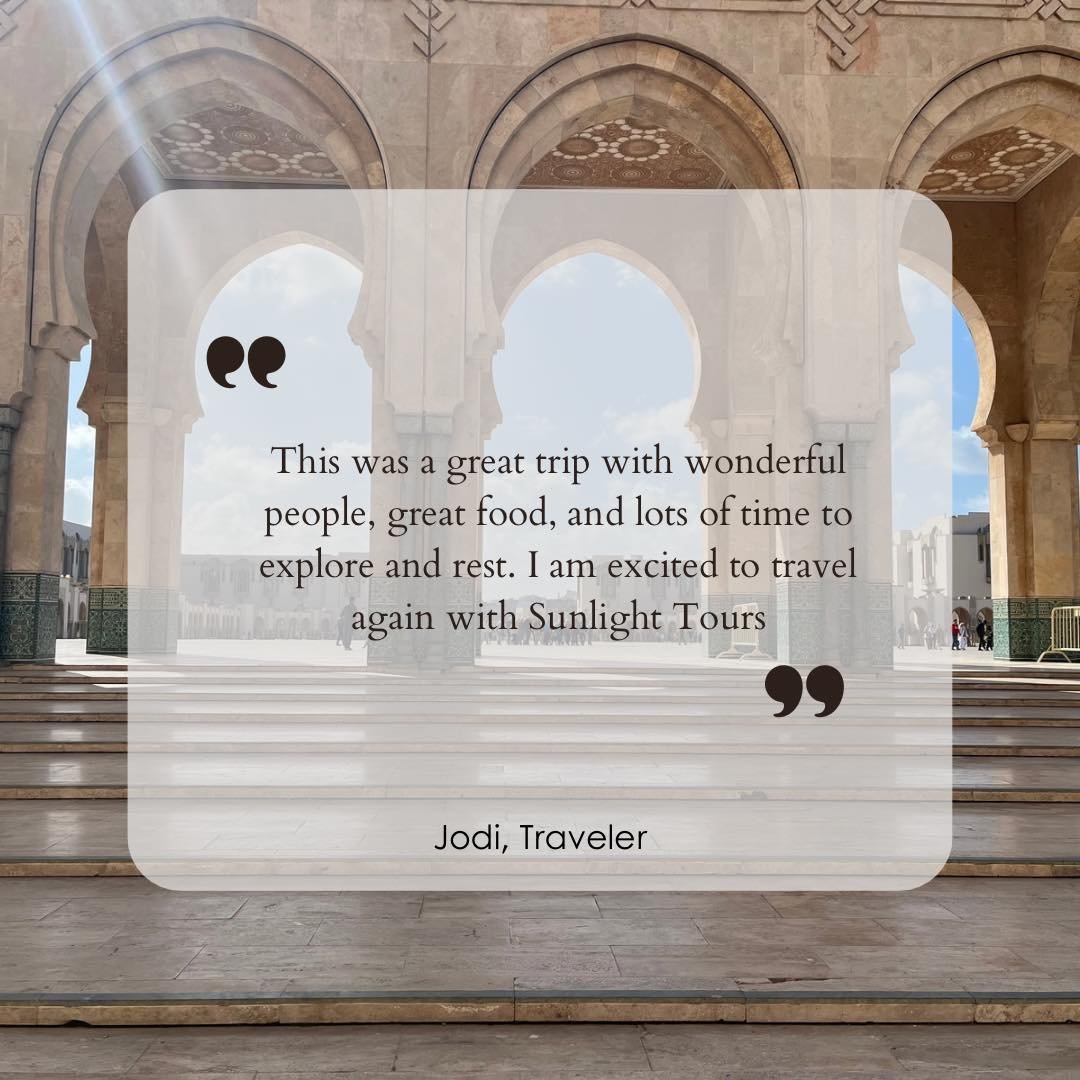 Rest, good food, and experiences you'll never forget