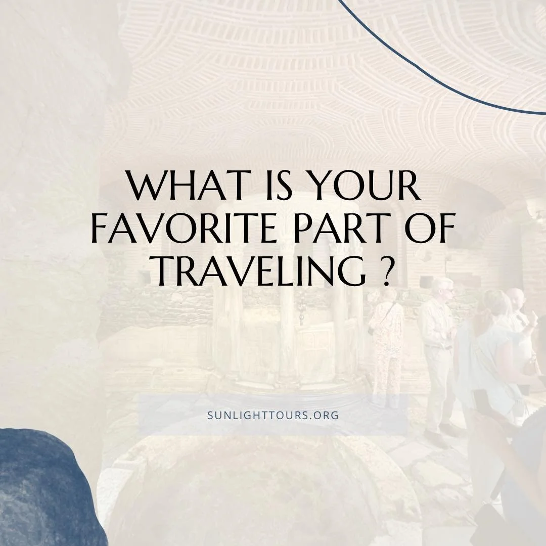 What's your favorite part of traveling?