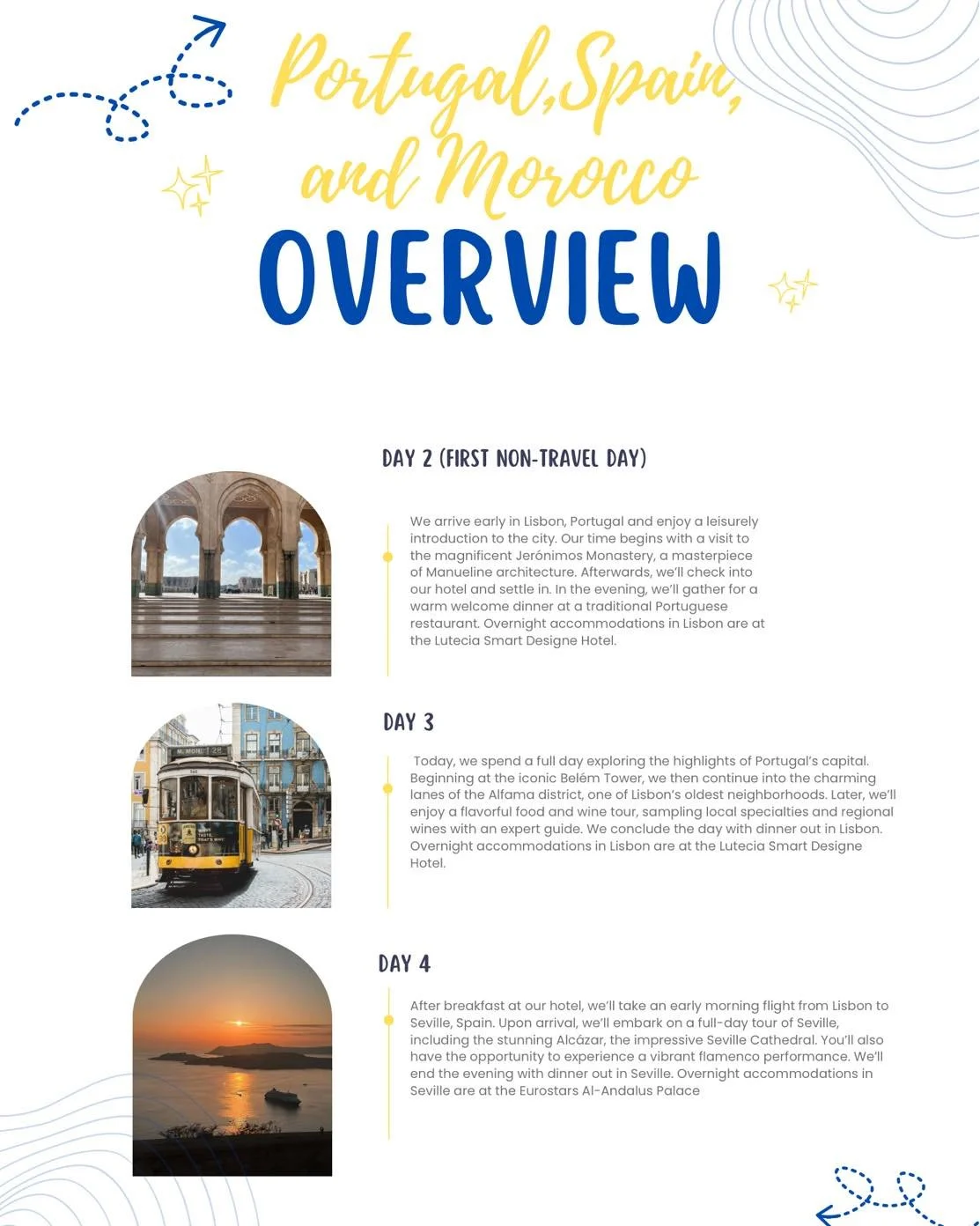 Join us to Discover the Treasures of Portugal,Spain, and Morocco!