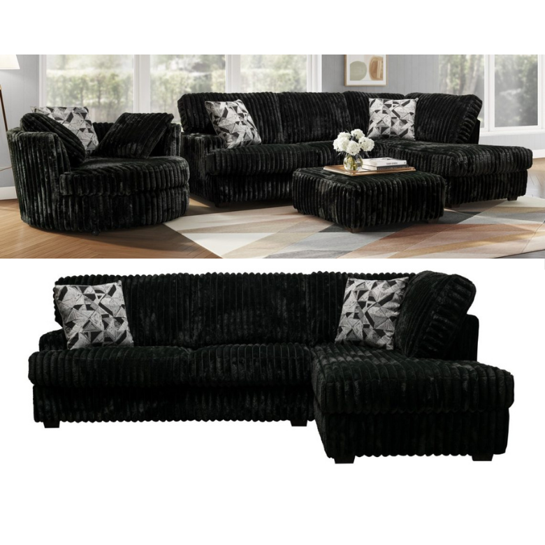 Galactic Ebony Sectional