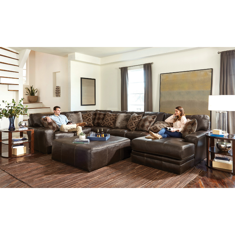 Jackson Furniture Denali Top Grain Italian Leather Sectional